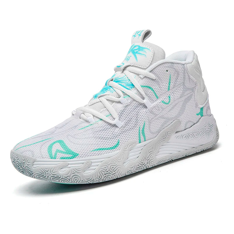 Men's High Top Basketball Shoes Running Sports Outdoor Cement Ground Practical Athletic Footwear