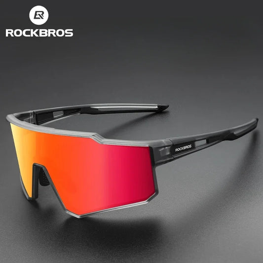 ROCKBROS Cycling Glasses Polarized Photochromic Sunglasses Glasses Cycling Outdoor Sports UV400 MTB Road Women Men Bike Goggles