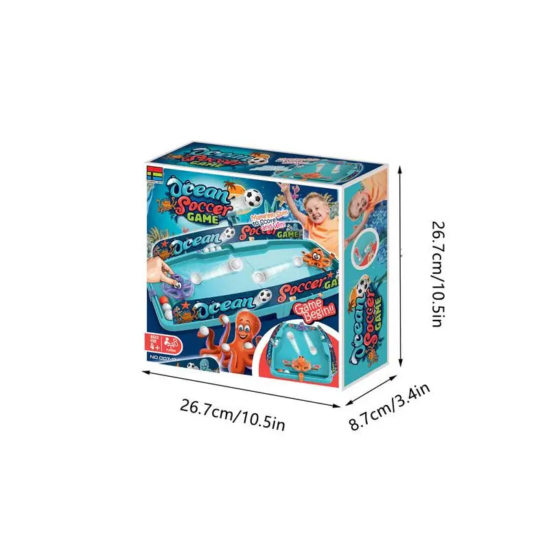 Octopus Soccer Game Tiny Football Game Set Interactive Table Soccer Playset Pinball Game Tiny Football Game Set For Kids