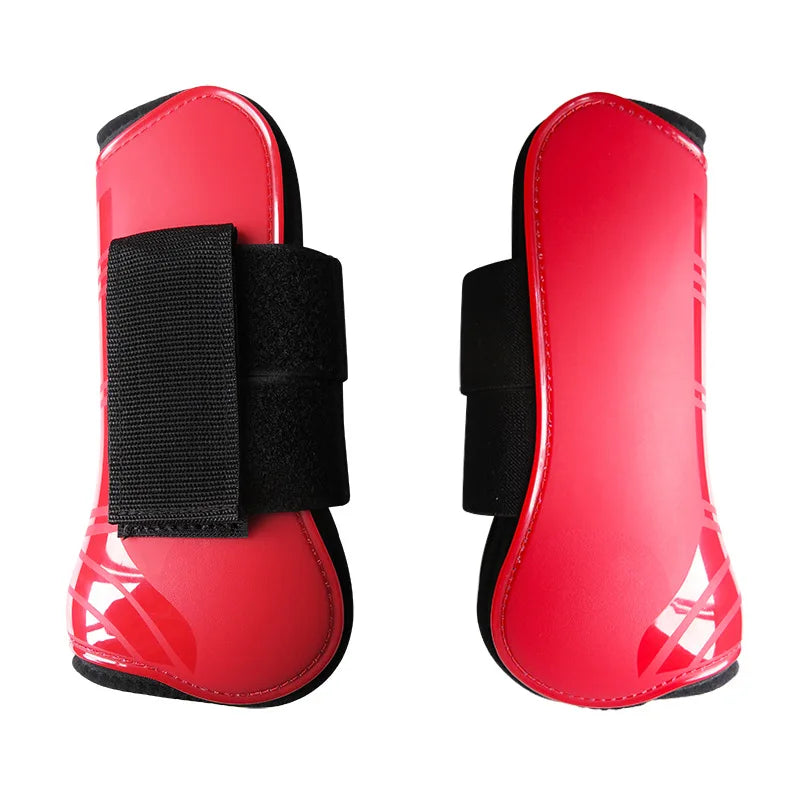 Equestrian supplies Horse shin guards Front Hind Leg Boots Horse Leggings Equine Leg Guard Horse Tendon Protection hoof guards