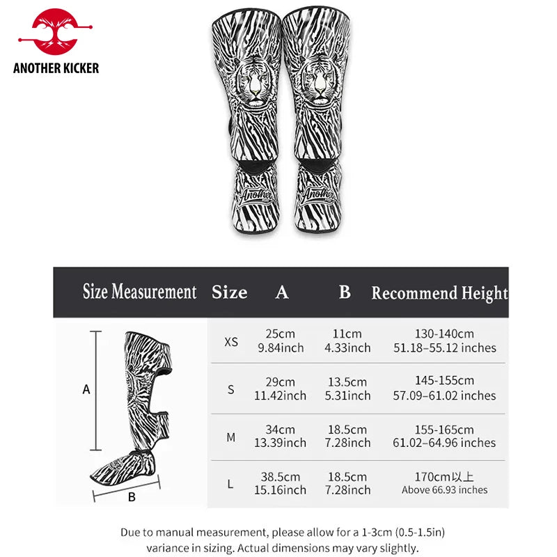 Muay Thai Shin Guards Men Women MMA Training Kickboxing Striking Sparring Shinguards Boxing Leg Guards with Instep Protection