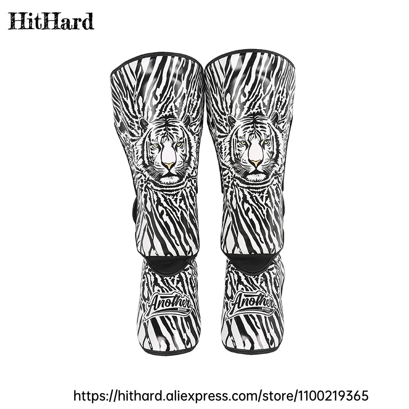 Muay Thai Shin Guards MMA Kickboxing Leg Pads Instep Protection Sparring Gear for Men Women Karate Boxing Training Competition