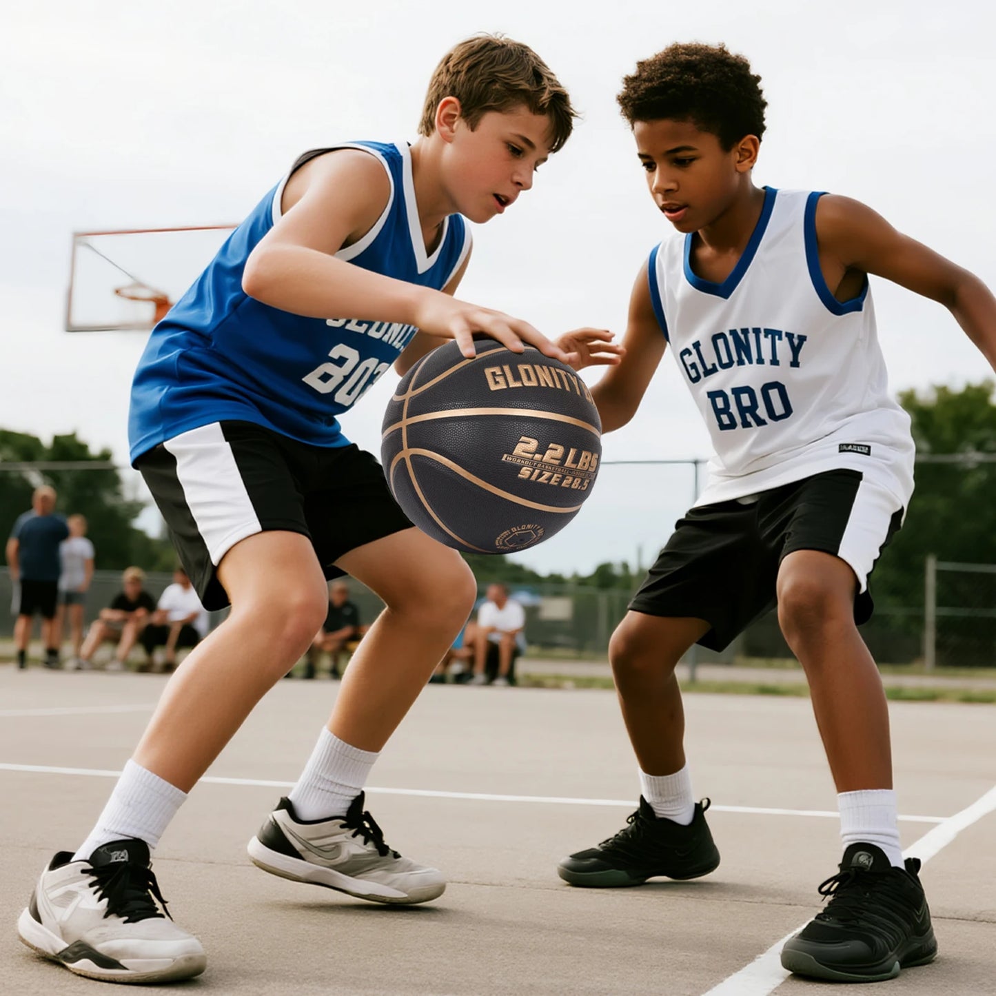 Weighted Heavy Training Basketball 6/7,28.5''/29.5''Men's&Women's,Composite Leather In&Outdoor For Dribbling,Passing& Rebounding