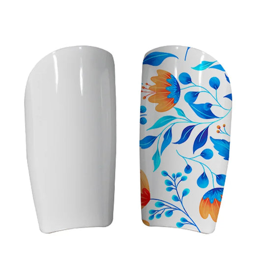 5pairs Sublimation Blank Shin guards Calf guard Leg pads for playing football Transfer by 3D Sublimation Machine DIY Gift