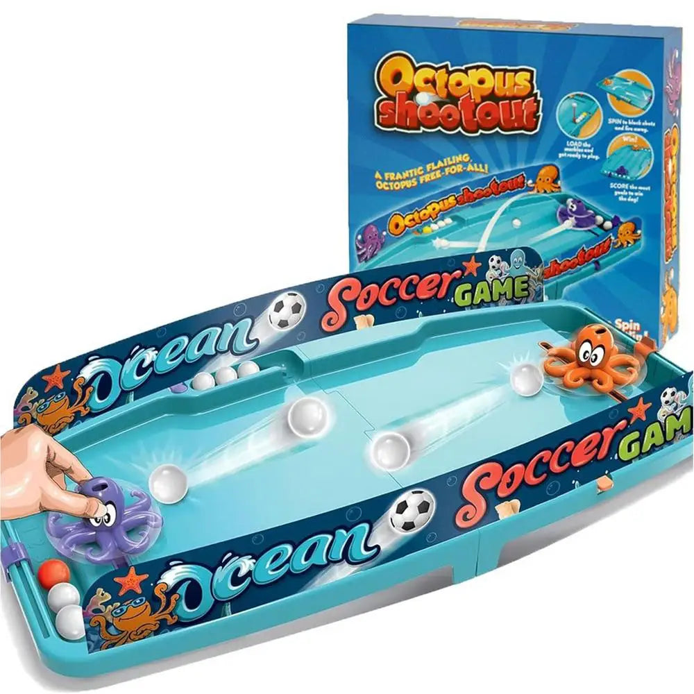 Octopus Soccer Game Tiny Football Game Set Interactive Table Soccer Playset Pinball Game Tiny Football Game Set For Kids