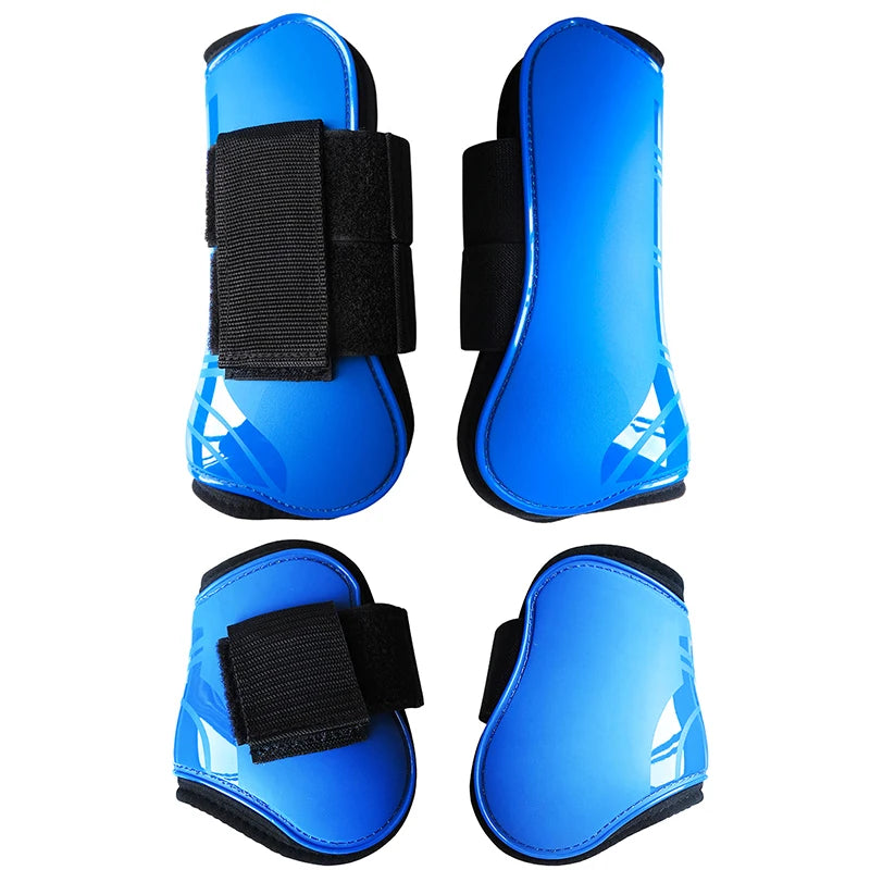 Equestrian supplies Horse shin guards Front Hind Leg Boots Horse Leggings Equine Leg Guard Horse Tendon Protection hoof guards