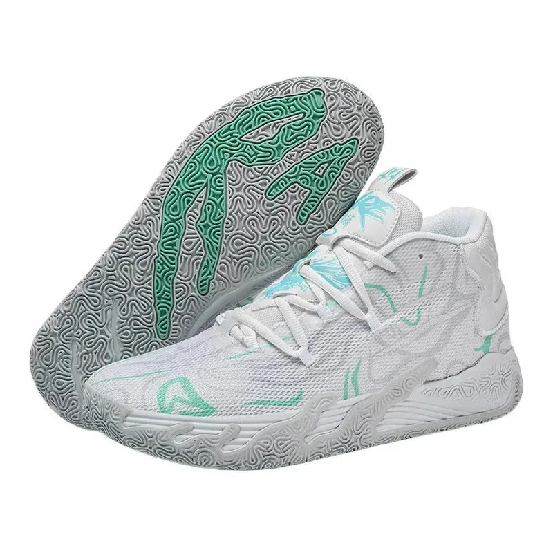 Men's High Top Basketball Shoes Running Sports Outdoor Cement Ground Practical Athletic Footwear