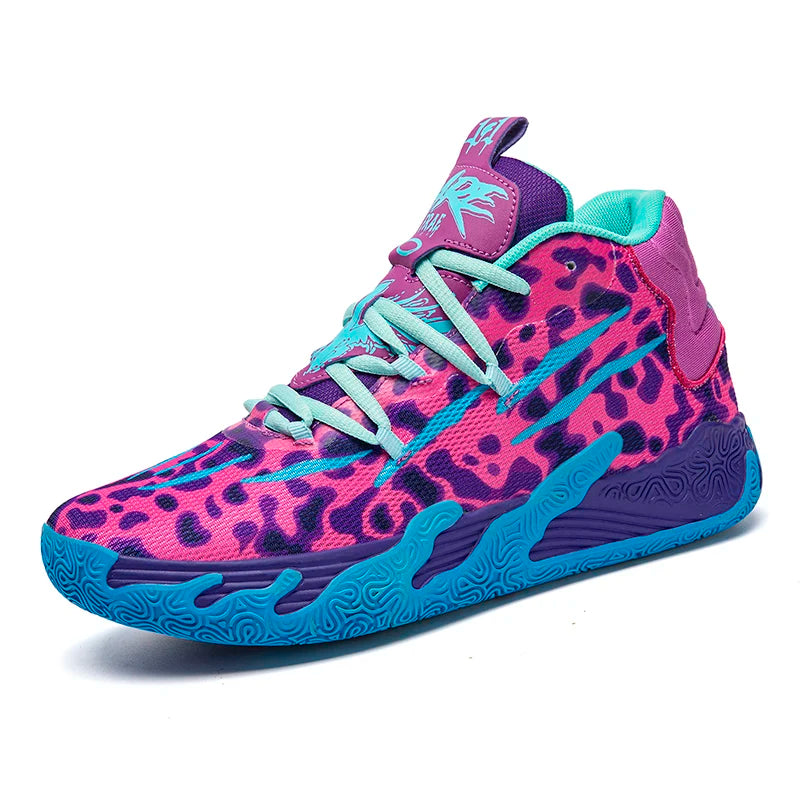 Men's High Top Basketball Shoes Running Sports Outdoor Cement Ground Practical Athletic Footwear
