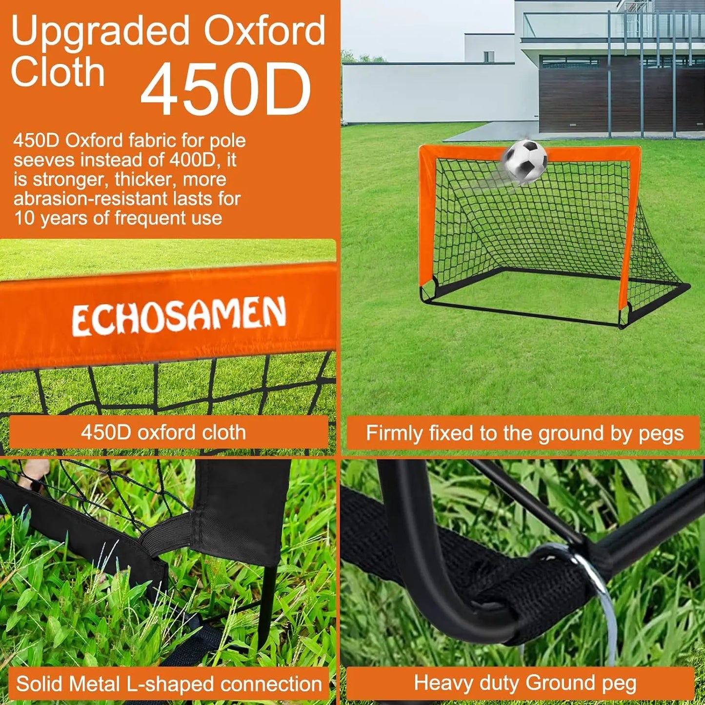 Football Goal for Garden Football Net Pop Up Goals Set Soccer Goal Net for Backyard Birthday Gift for  Soccer Training