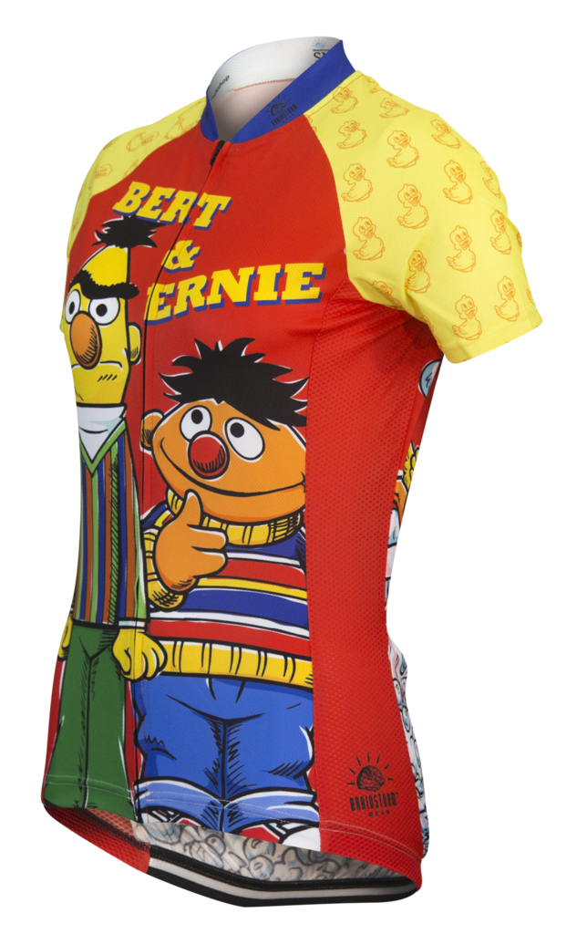 Sesame Street Bert & Ernie Women's Cycling Jersey (S, M, L, XL, 2XL)