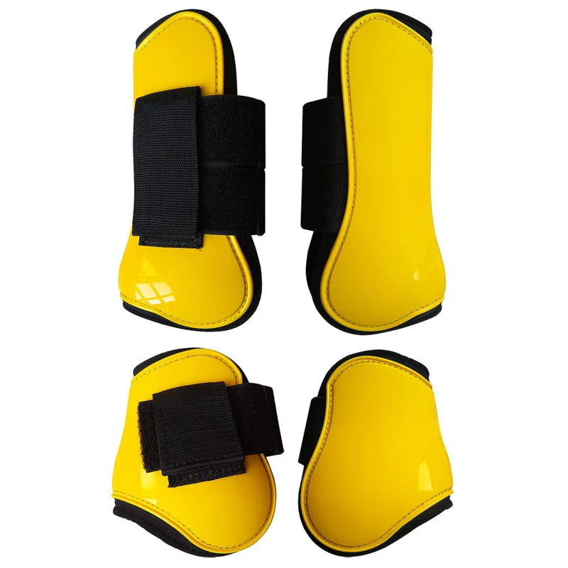 Equestrian supplies Horse shin guards Front Hind Leg Boots Horse Leggings Equine Leg Guard Horse Tendon Protection hoof guards