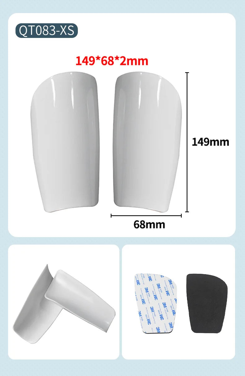 5pairs Sublimation Blank Shin guards Calf guard Leg pads for playing football Transfer by 3D Sublimation Machine DIY Gift