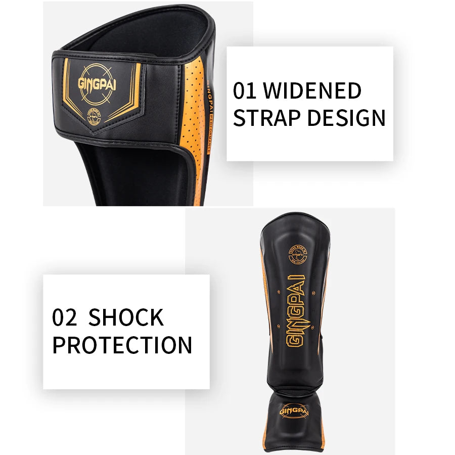 MMA Boxing Shin Guards Ankle Support Adult Men Women Kickboxing Equipment Karate Protectors Sanda Muay Thai Legging Instep Guard