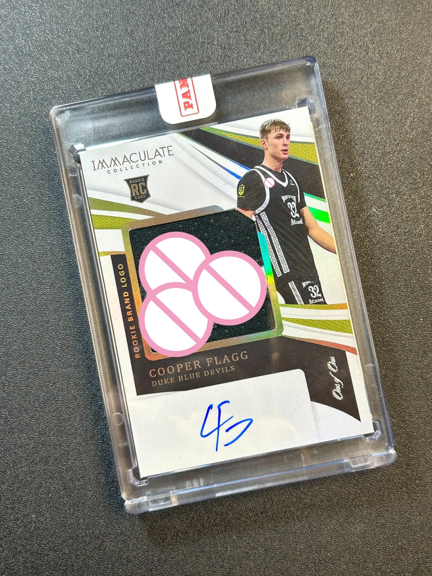 PANINI basketball Signature patch collection card bricks DIY homemade Kobe Bryant James Curry McCain Derrick Rose Banchero gifts