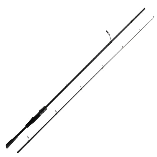 HANDING M1 釣り竿 スピニングロッド バス トラウト用 24T カーボンファイバー プロフェッショナル 2ピース 釣り竿 スピニングロッド 富士 O+A ガイド 66インチ ミディアムファスト 釣りスピニングロッド