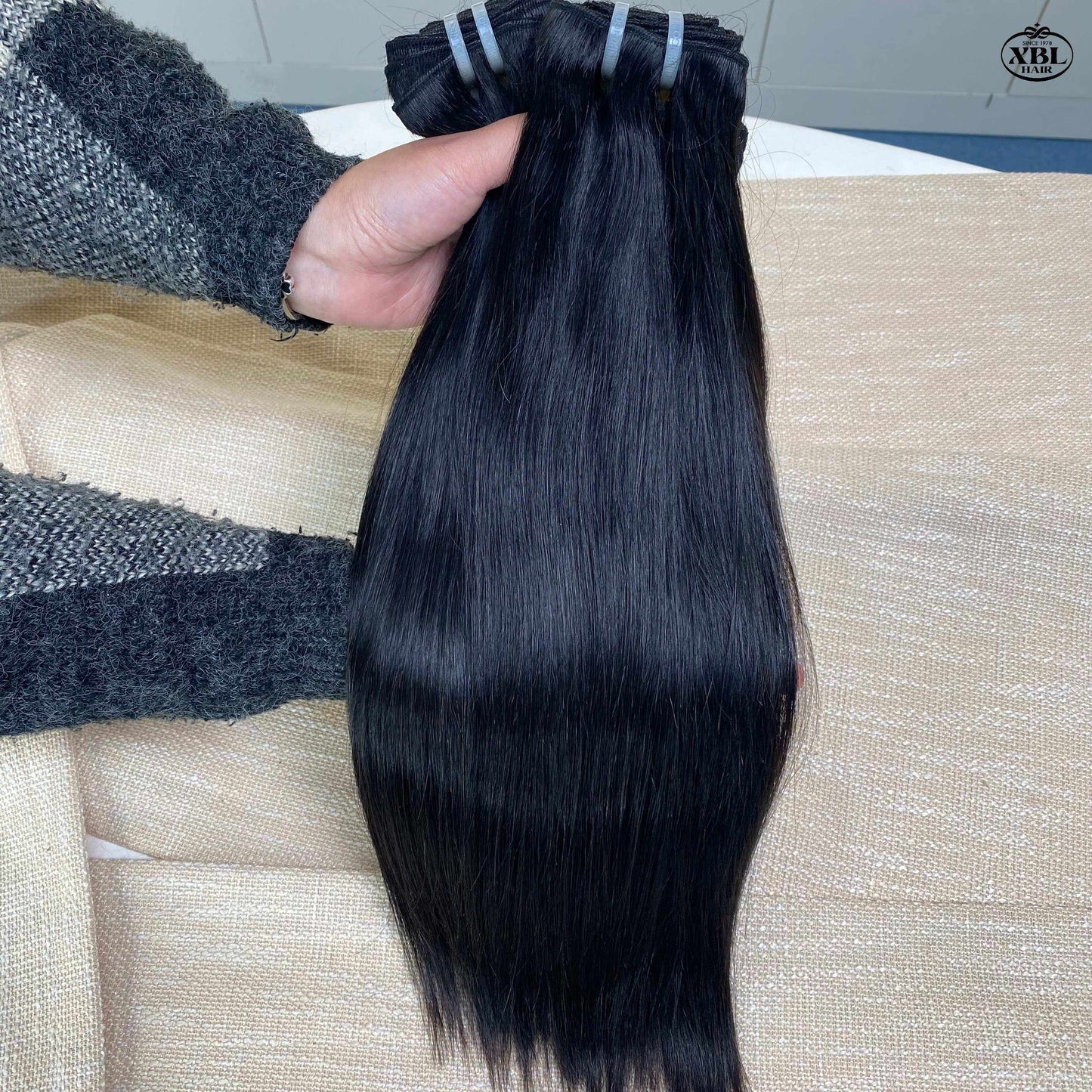 シングルドナー　生インド人毛　未加工ヘアベンダー