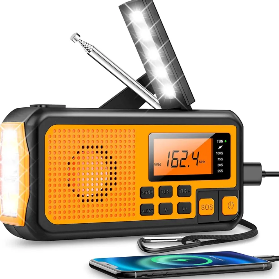Solar Hand Crank Emergency Radio