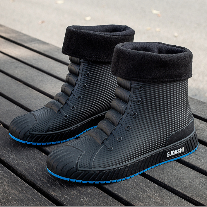 Lightweight Waterproof Padded Short Rain Boots