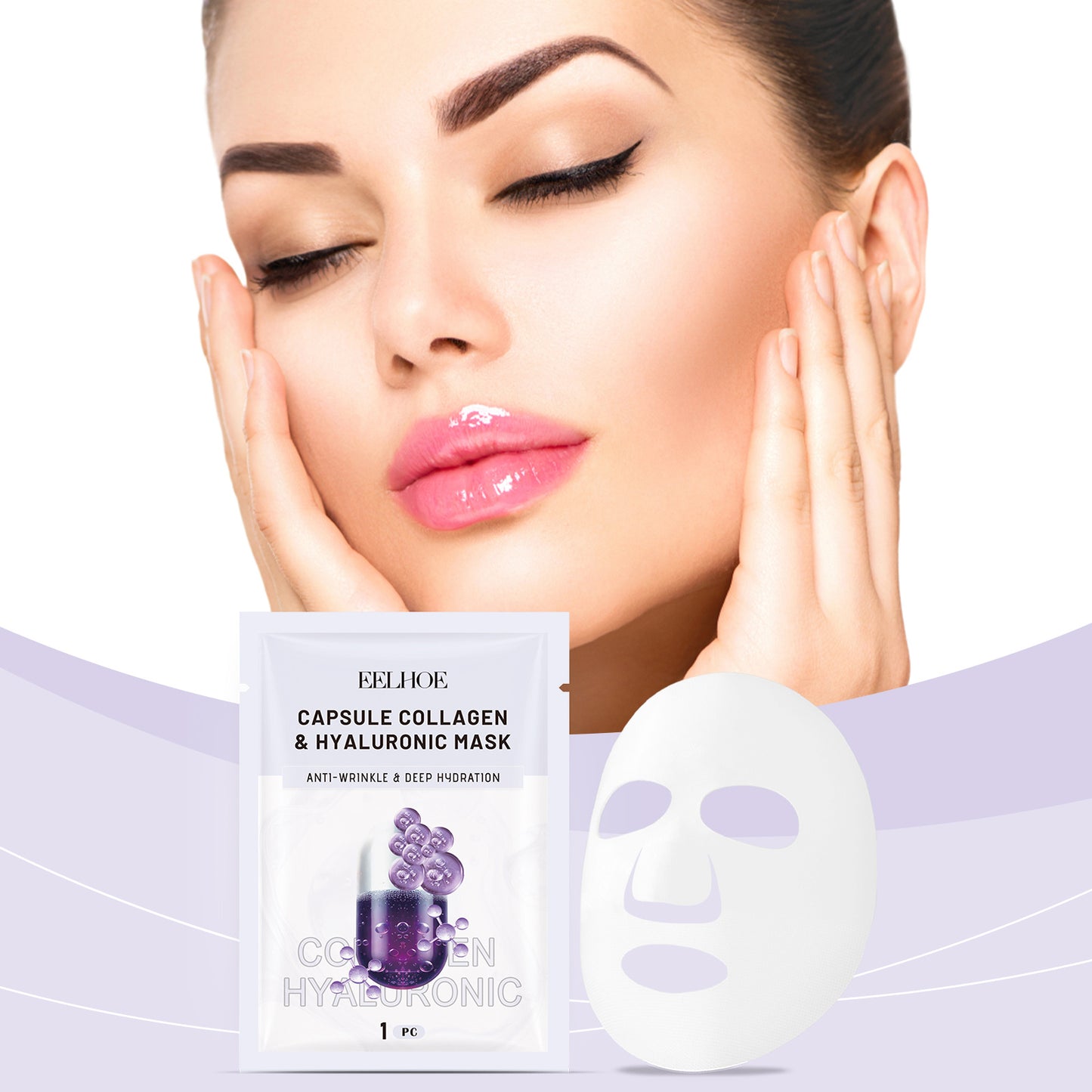 EELHOE Collagen Mask Pack Hydrating Moisturizing Lifting Facial Skin Moisturizing Skin