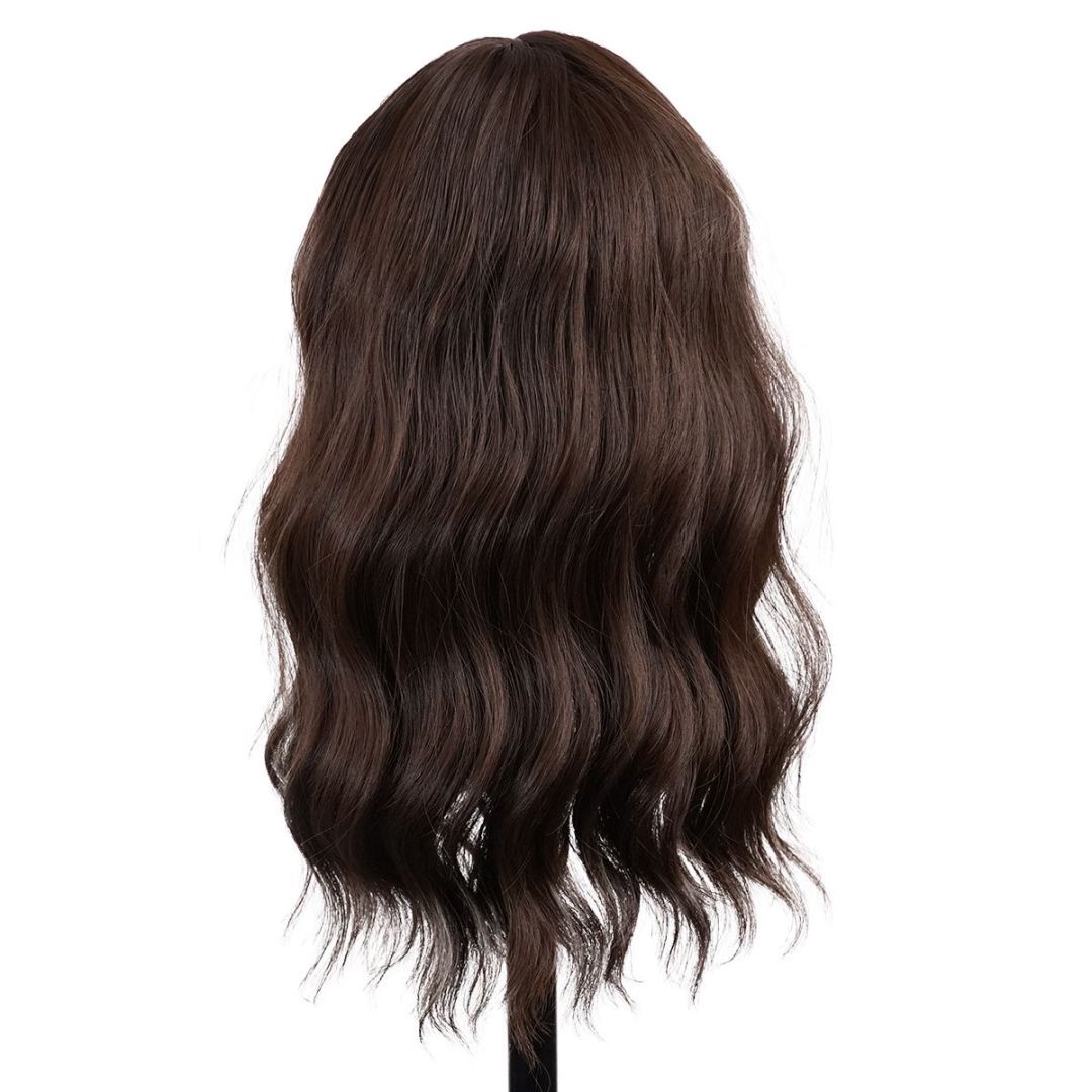 Bald Female Short Hair Hair Loss Confidence - Light Black Wig