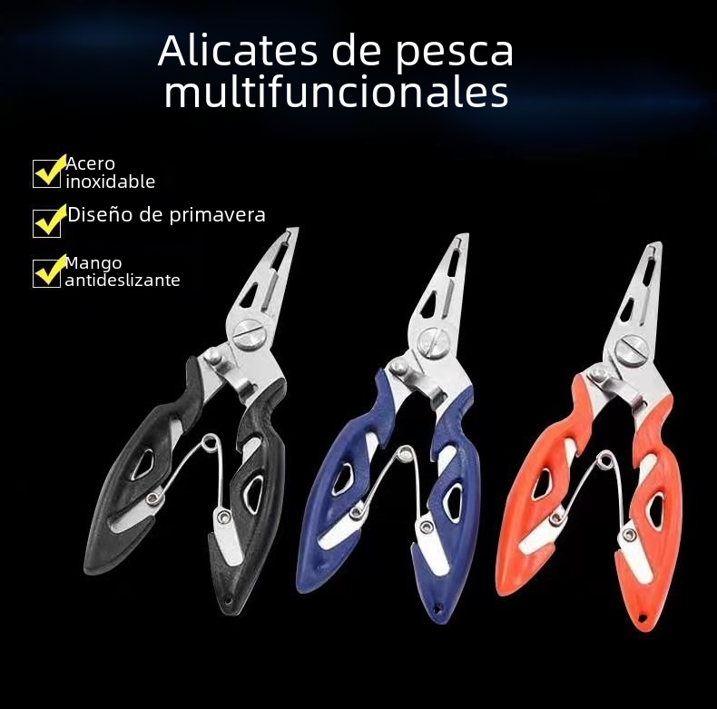 Stainless Steel Fishing Pliers with Multiple Functions