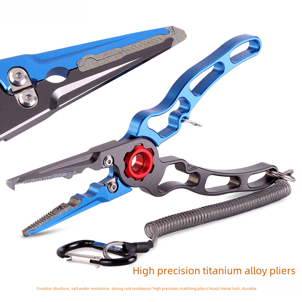 High-Precision Saltwater Fishing Pliers with Lock