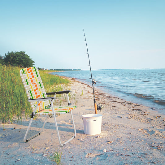 2pcs, Folding Beach Chairs