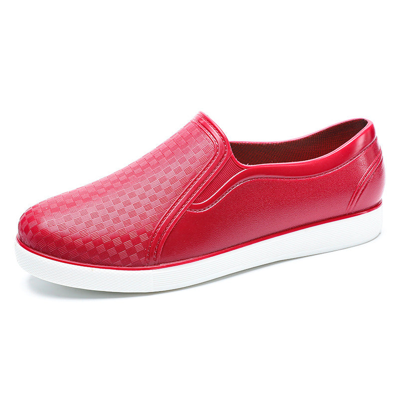 Fashionable Short Waterproof Rain Boots for Ladies