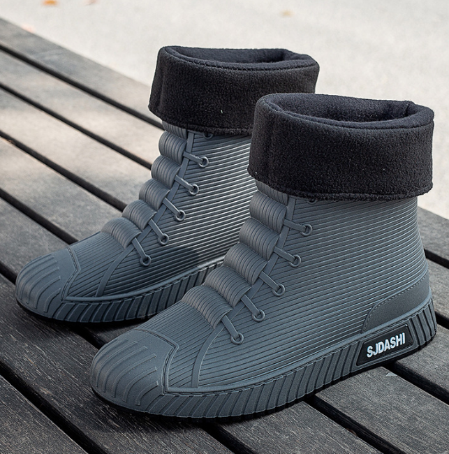 Lightweight Waterproof Padded Short Rain Boots