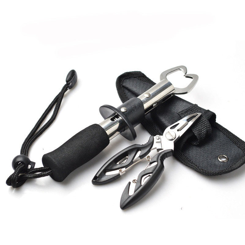 Stainless Steel Fishing Gripper and Lure Pliers Set