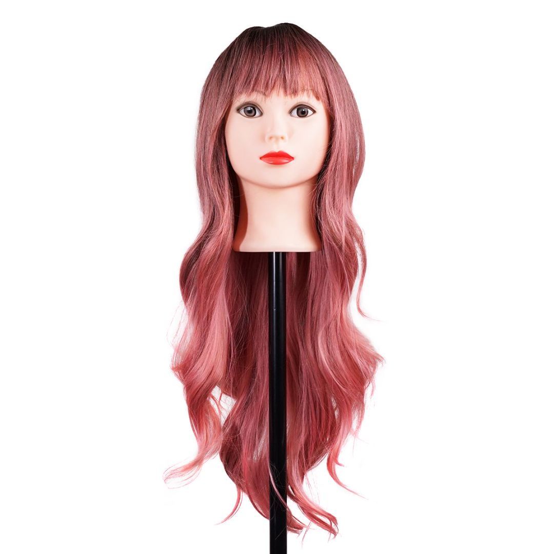 Bald Woman Short Hair Hair Loss Confidence - Pink Wig