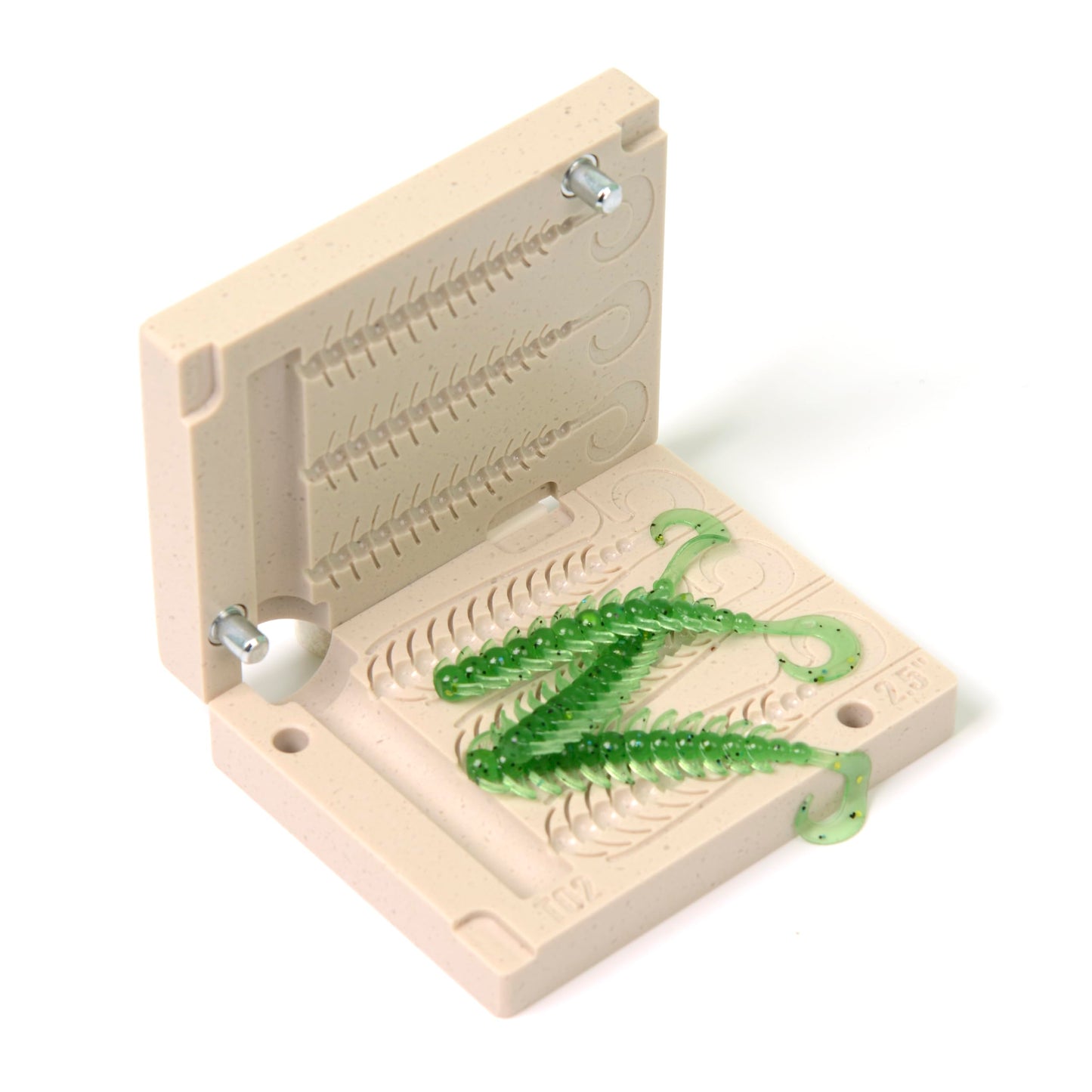 FatFish T02-3C ベイトモールド ソフトプラスチックルアーメイキング インジェクションモールド DIYフィッシング用ルアー 2.5インチ