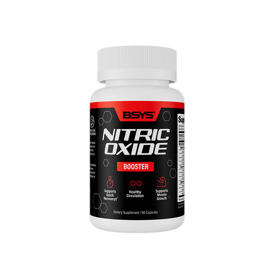 BSYS Nitric Oxide Support  Promotes Healthy Blood Flow  Vascular Relaxation  Muscle Oxygen & Nutrient Delivery  Fatigue Resistance  WorkoutPerformance AthleteEssential  VascularHealth