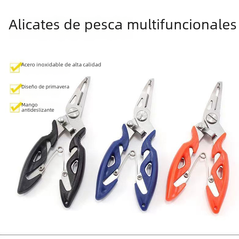Stainless Steel Fishing Pliers with Multiple Functions