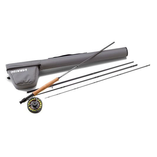 Orvis Clearwaterフライロッドセット - フィッシングロッドとリールのコンボ スターターキット - 9 8wt. アーバーリール