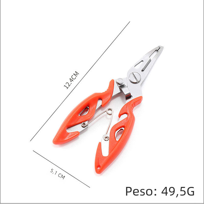 Stainless Steel Fishing Pliers with Multiple Functions
