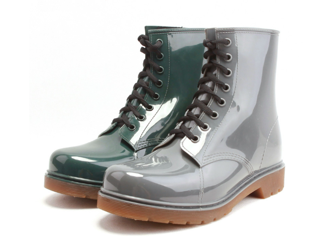 Fashionable Winter Women's Transparent Glitter Rain Boots