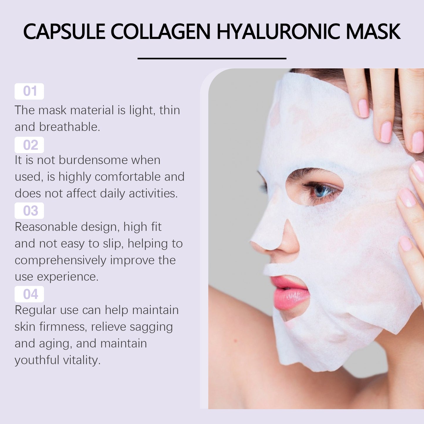 EELHOE Collagen Mask Pack Hydrating Moisturizing Lifting Facial Skin Moisturizing Skin