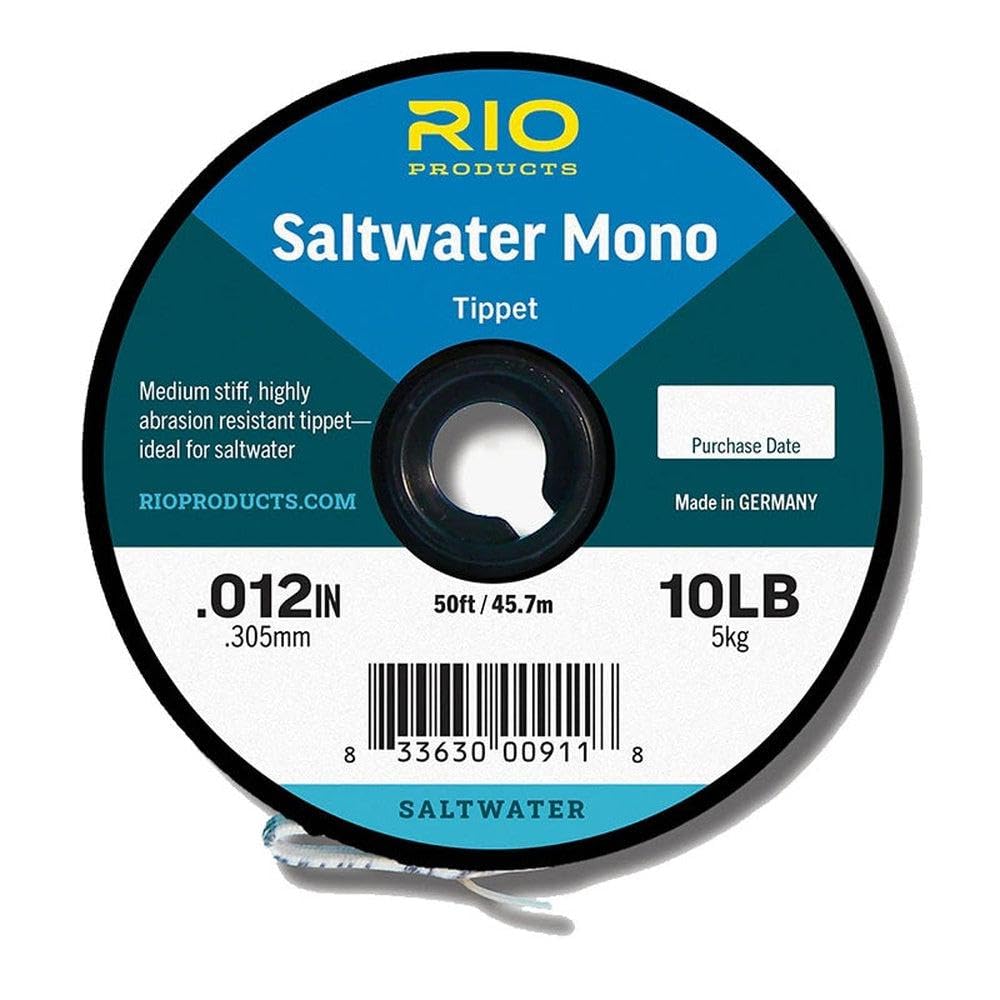 Rio Fly Fishing Tippet Saltwater Mono 20Lb Fishing Tackle Clear