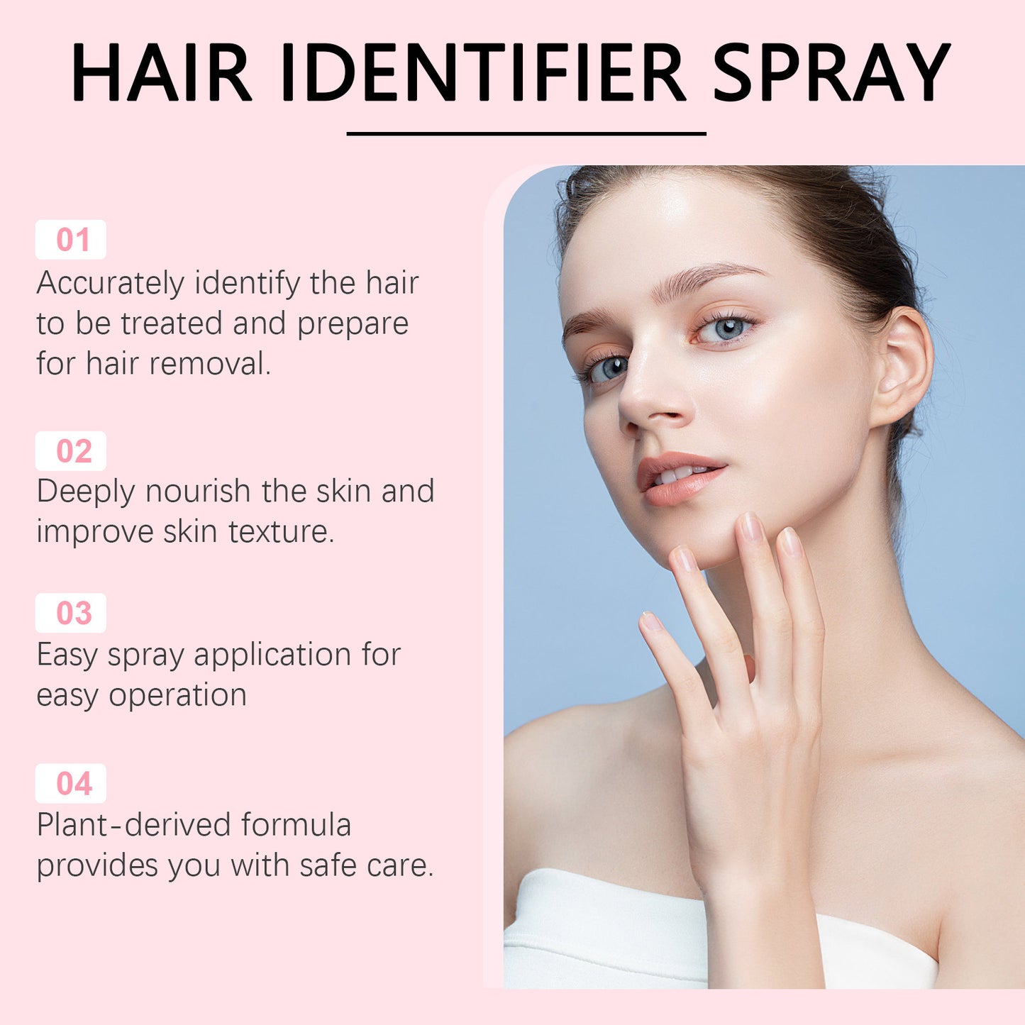 顔剃り用ヘア識別スプレーセット 保湿ダーマプレーナースプレー 顔剃り用スキンケア