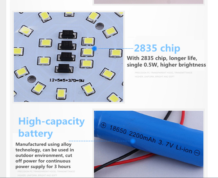 LED Smart Emergency Bulb - Energy Saving Light