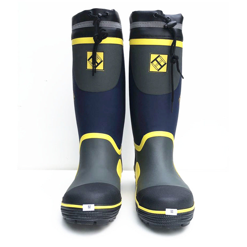 Men's Steel Toe Waterproof Rubber Rain Boots