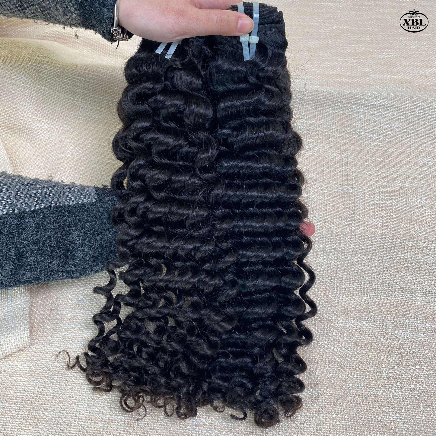 シングルドナー　生インド人毛　未加工ヘアベンダー