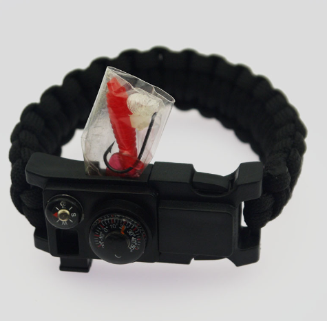 Paracord Bracelet with SOS Emergency Kit