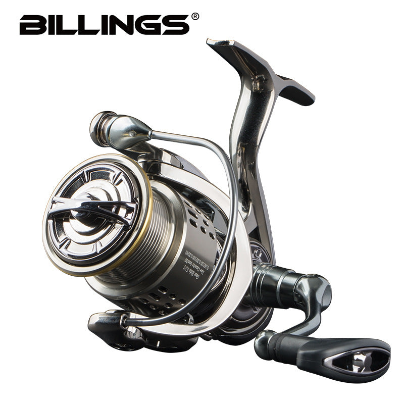 Blings Metal Aurora Coated Fishing Reel and Rod