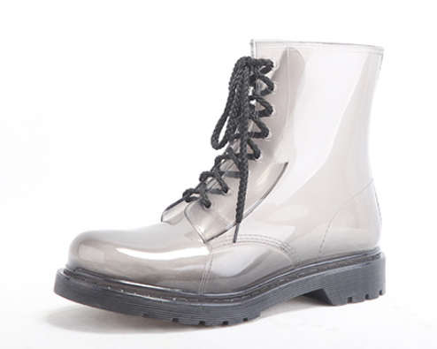 Fashionable Winter Women's Transparent Glitter Rain Boots
