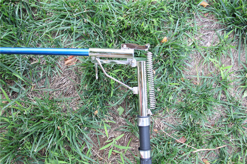 Fishing Rod, Spring Rod, and Stand