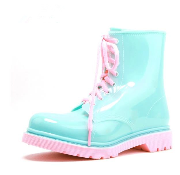 Fashionable Winter Women's Transparent Glitter Rain Boots