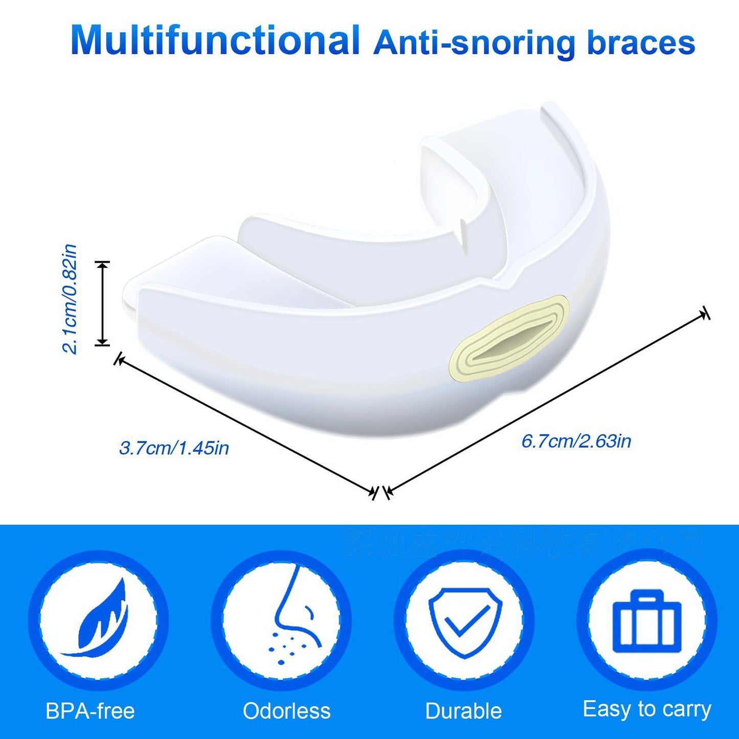 Adjustable Anti Snoring Mouth Guard Anti-Snoring Mouthpiece Sleeping Devices Bruxism Snoring Stopper Improve Sleep Mouthpiece