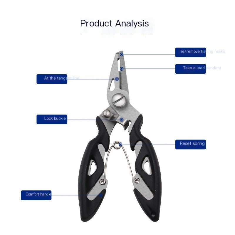 Stainless Steel Multifunctional Fishing Pliers Tool